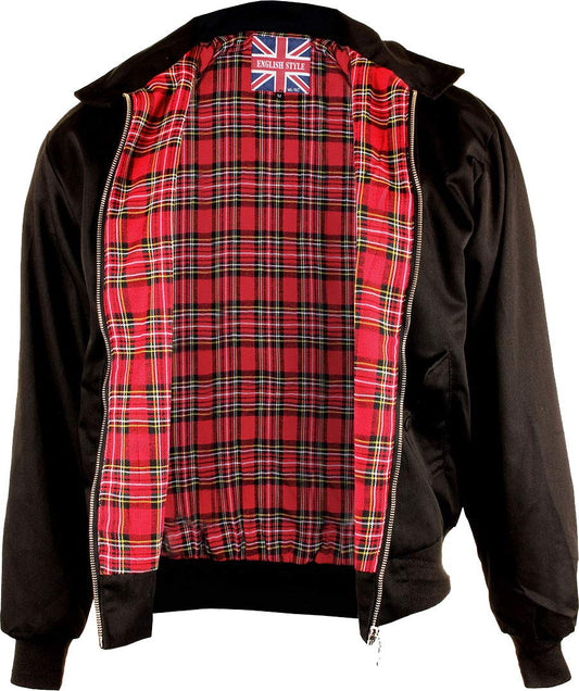 Mil-Tec English Style Harrington Jacket - Black (3XL)