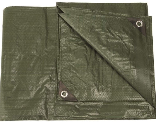 Mil-Tec Green Tarpaulin Waterproof Ground Sheet Tarp