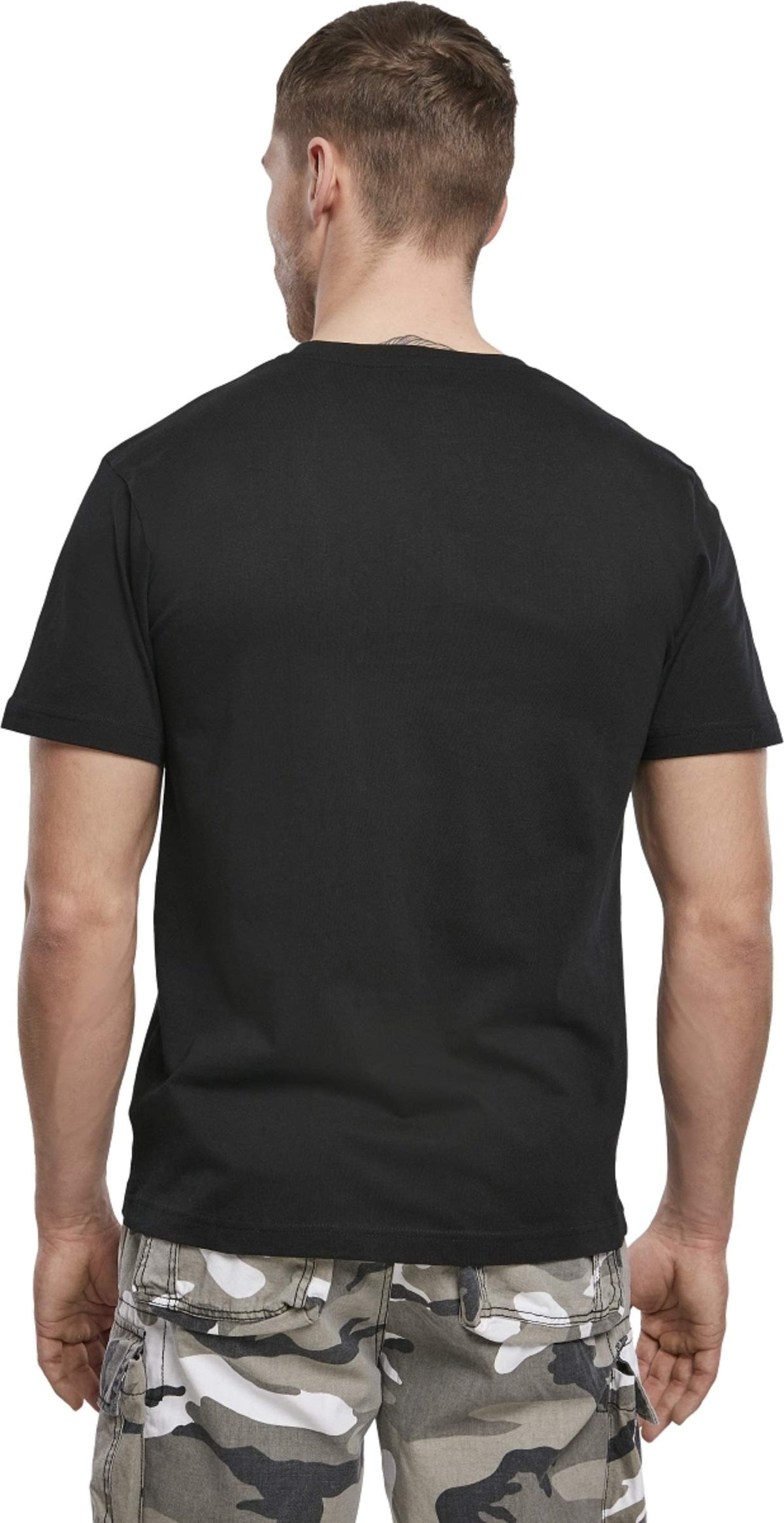 Brandit Men’s Black Cotton T-Shirt L | Casual, Training & Outdoor Wear