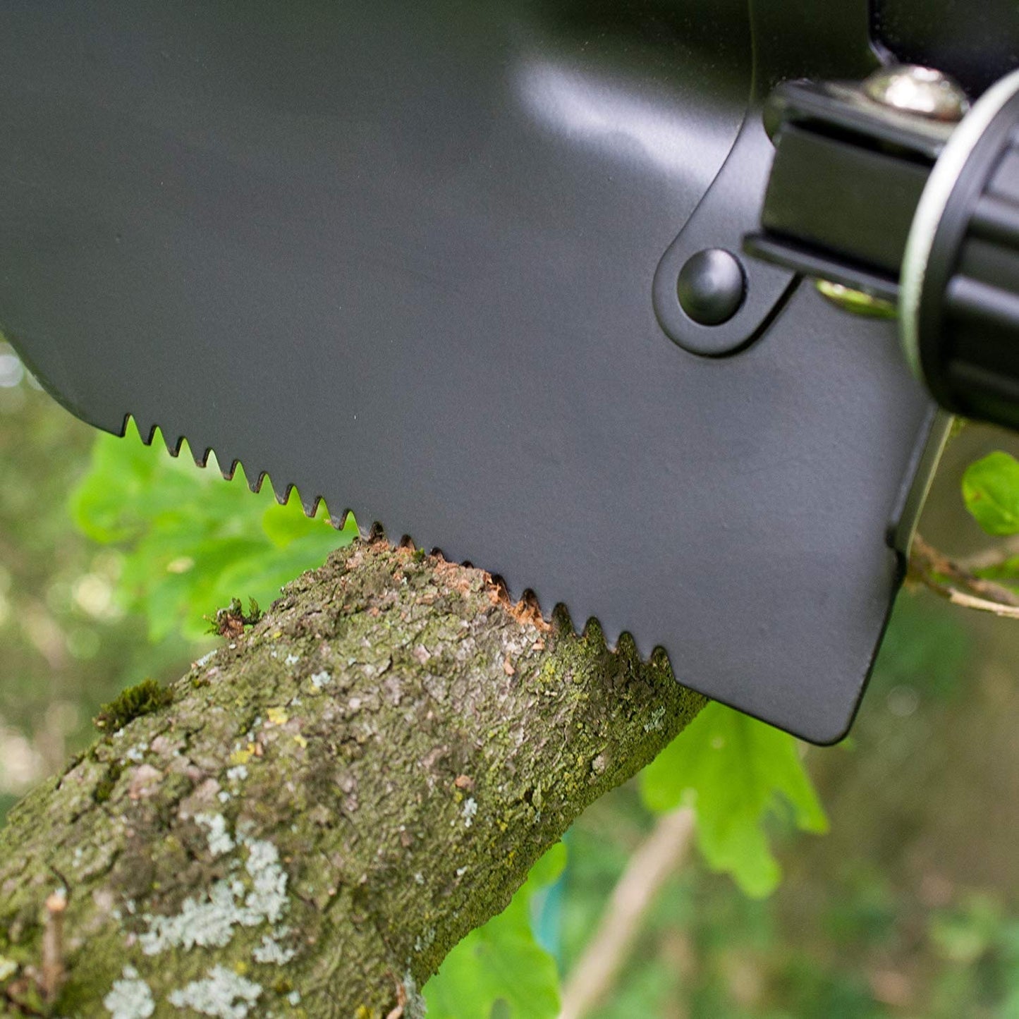 Mini Triple Folding Spade – Compact Survival Shovel with Carry Pouch