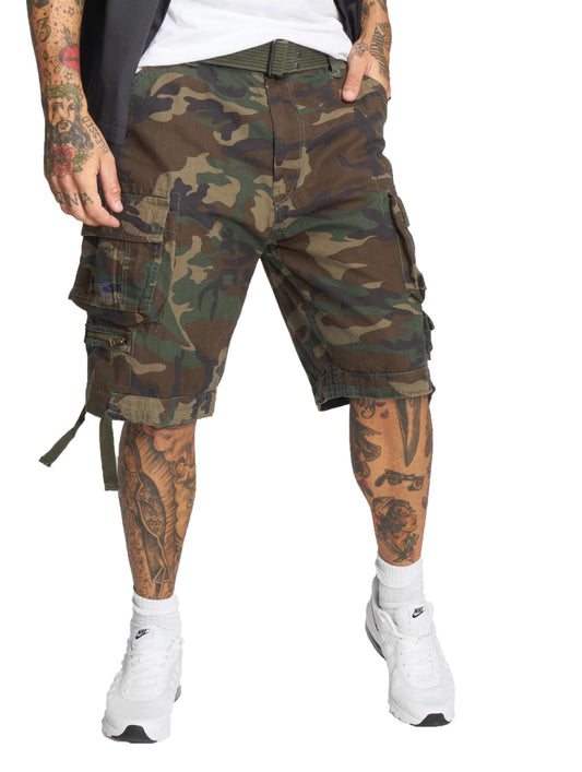 Brandit Men Shorts Savage Vintage 2001, Size:6XL, Color:woodland