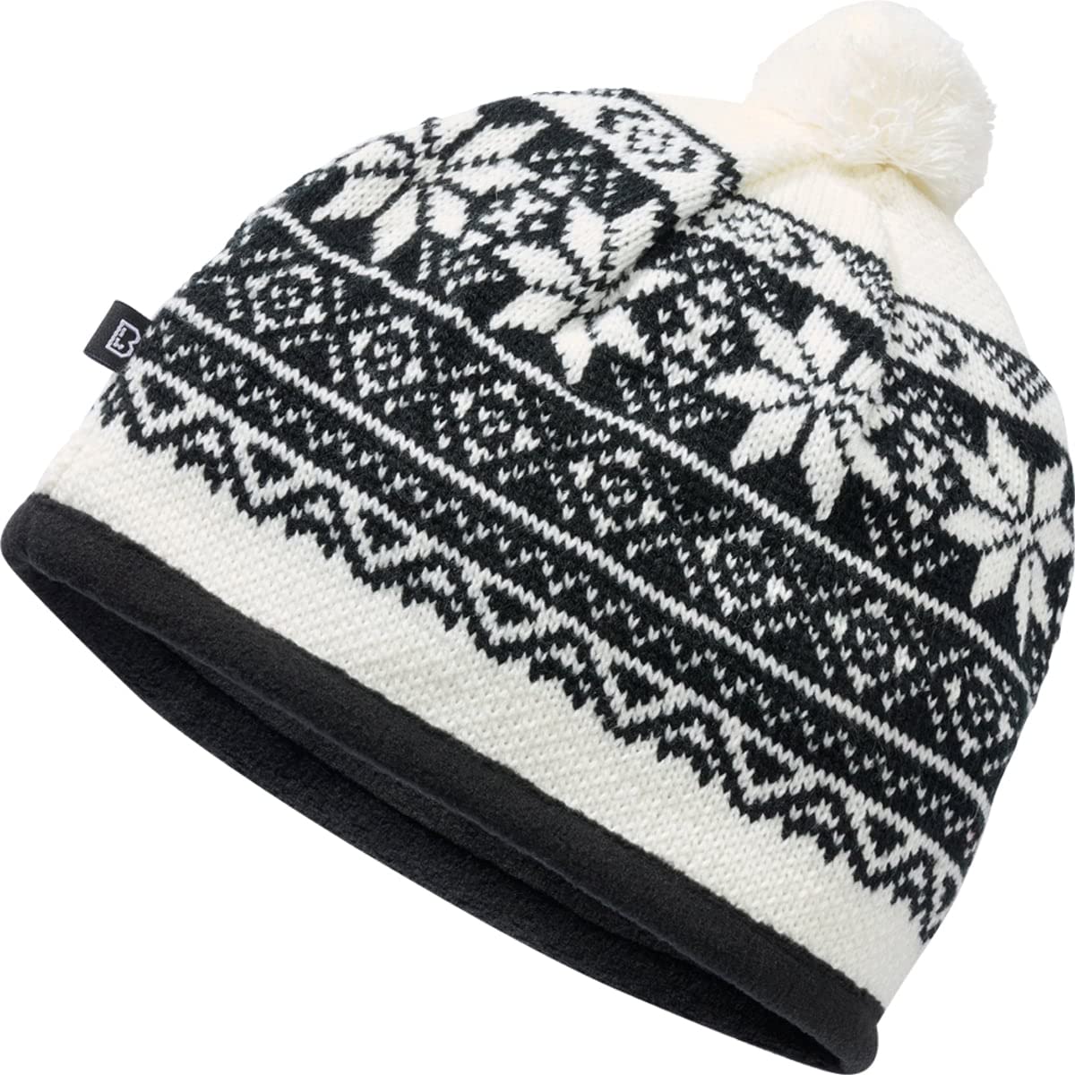 Brandit Snow Cap White – Cold Weather Hat One Size Winter Headwear