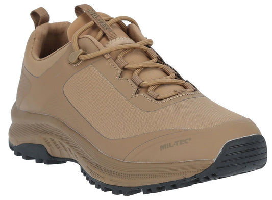 Mil-Tec Men’s Classic Ankle Boot Black Leather Tactical Footwear