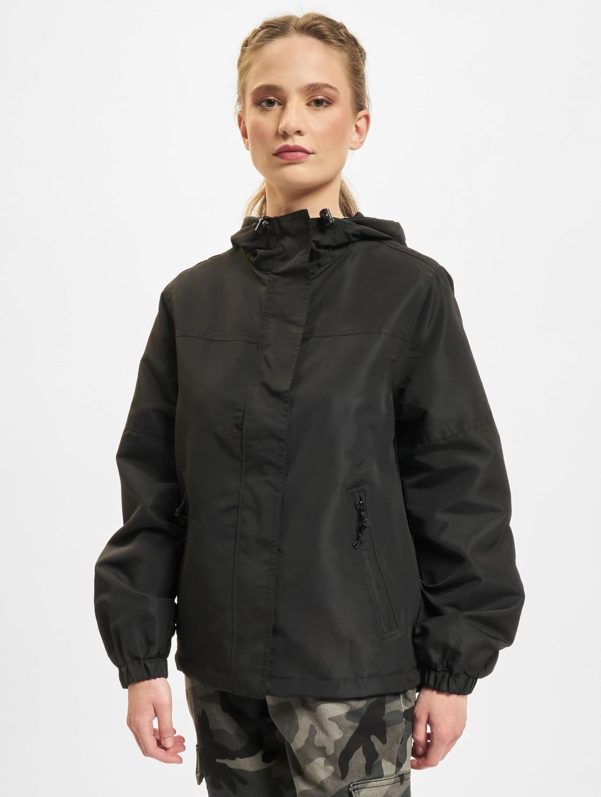 Brandit Ladies Summer Windbreaker – Olive, Lightweight Front Zip Jacket