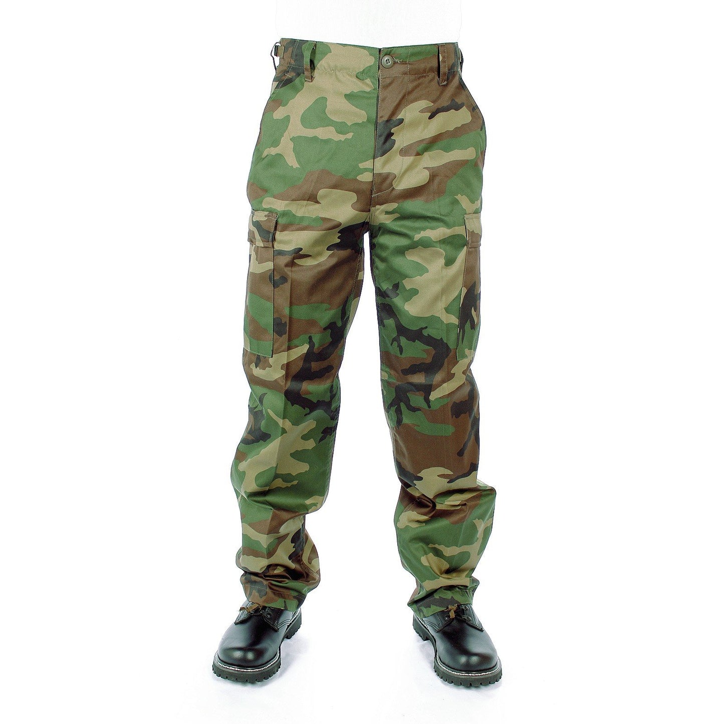 MIL-TEC Ranger BDU Field Pants - Men's, Woodland Camo, 2XL, 11810020-906
