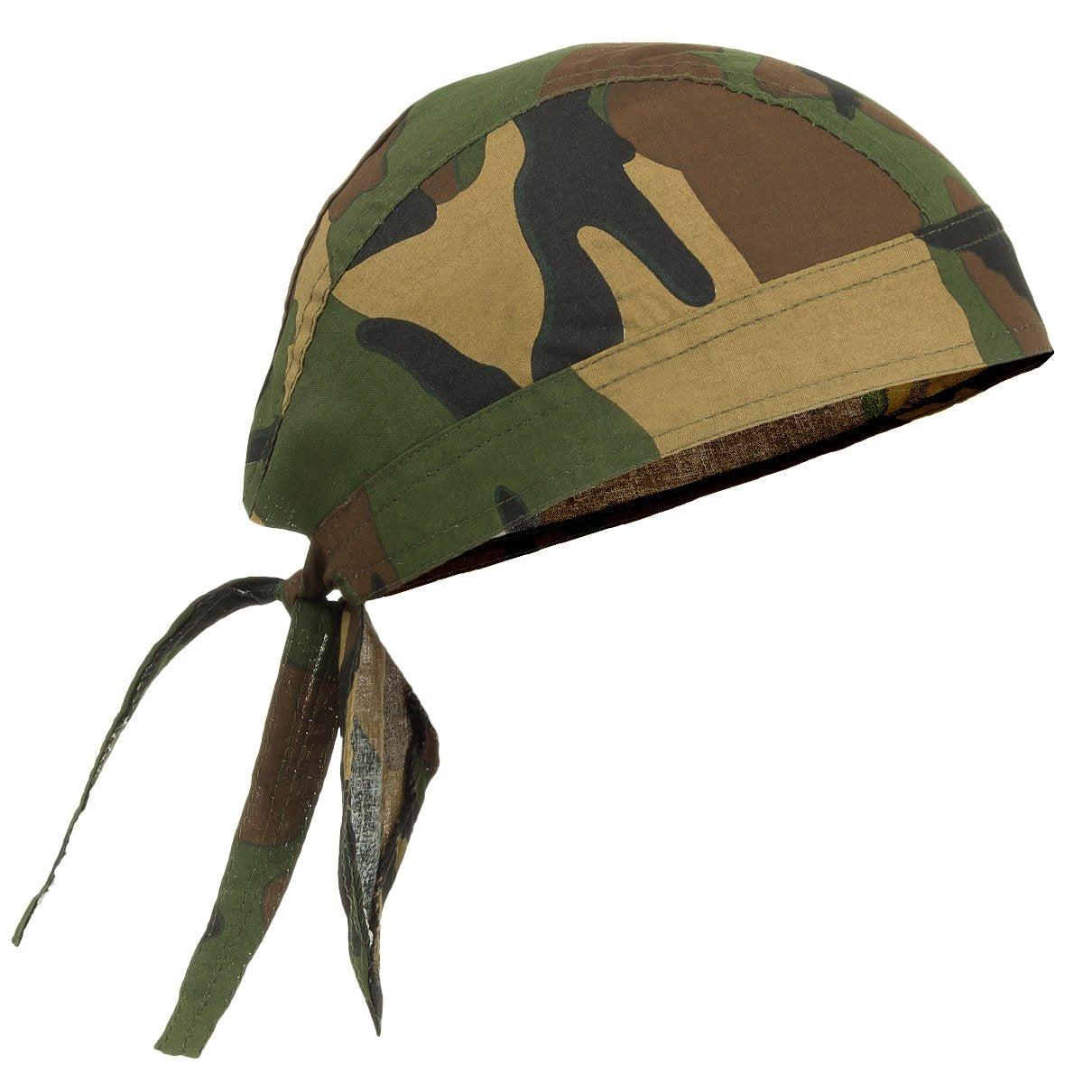 MFH Headwrap – Woodland Camo Cotton Scarf Bandana Mask