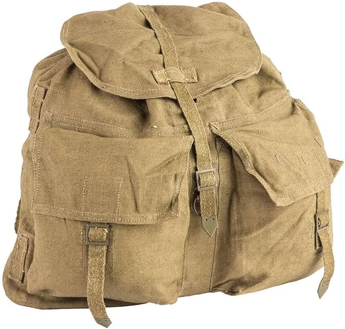 Czech Army M60 Small Rucksack with Straps Vintage Military Surplus Durable Used