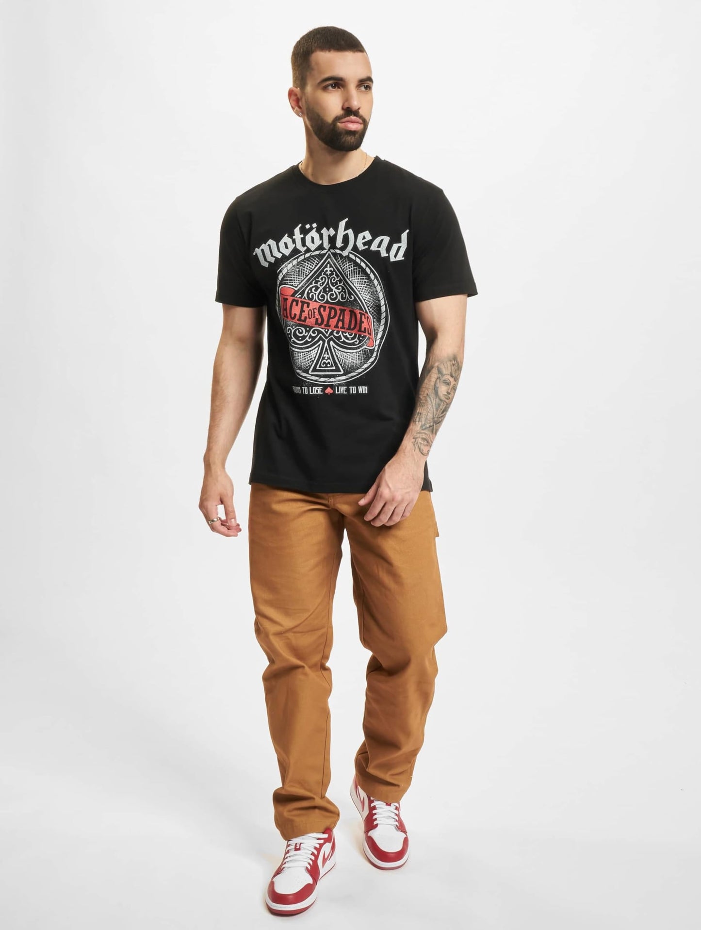 Brandit Motörhead T-Shirt Ace of Spade Black – Official Cotton Band Tee