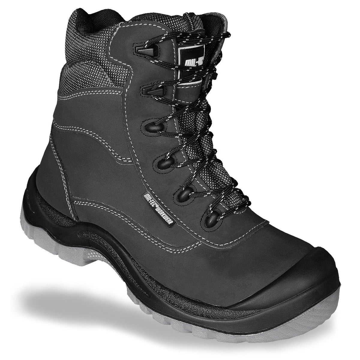 Mil-Tec High Work Boots with Plastic Toe Cap