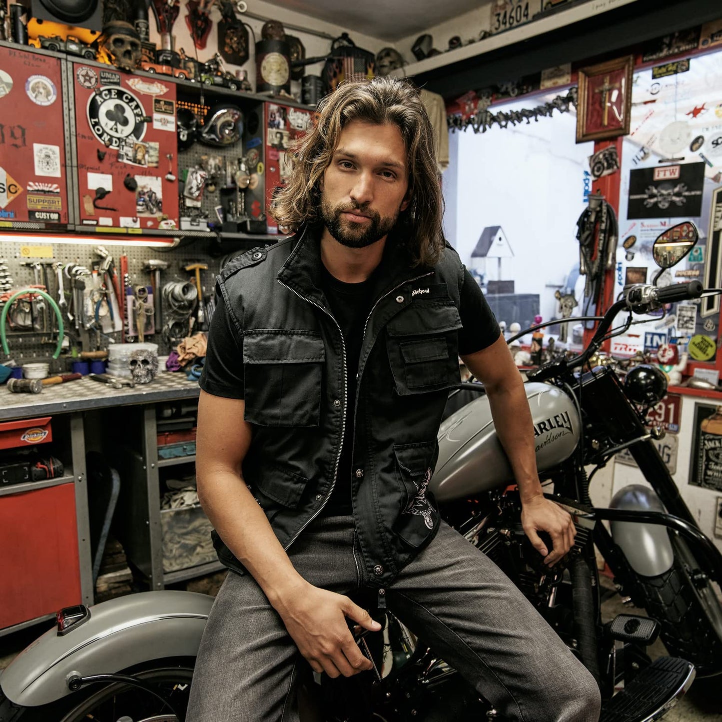 Brandit Motörhead Ranger Vest Black