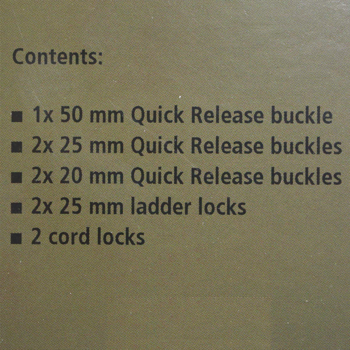 Mil-Tec 9 Piece Buckle Set