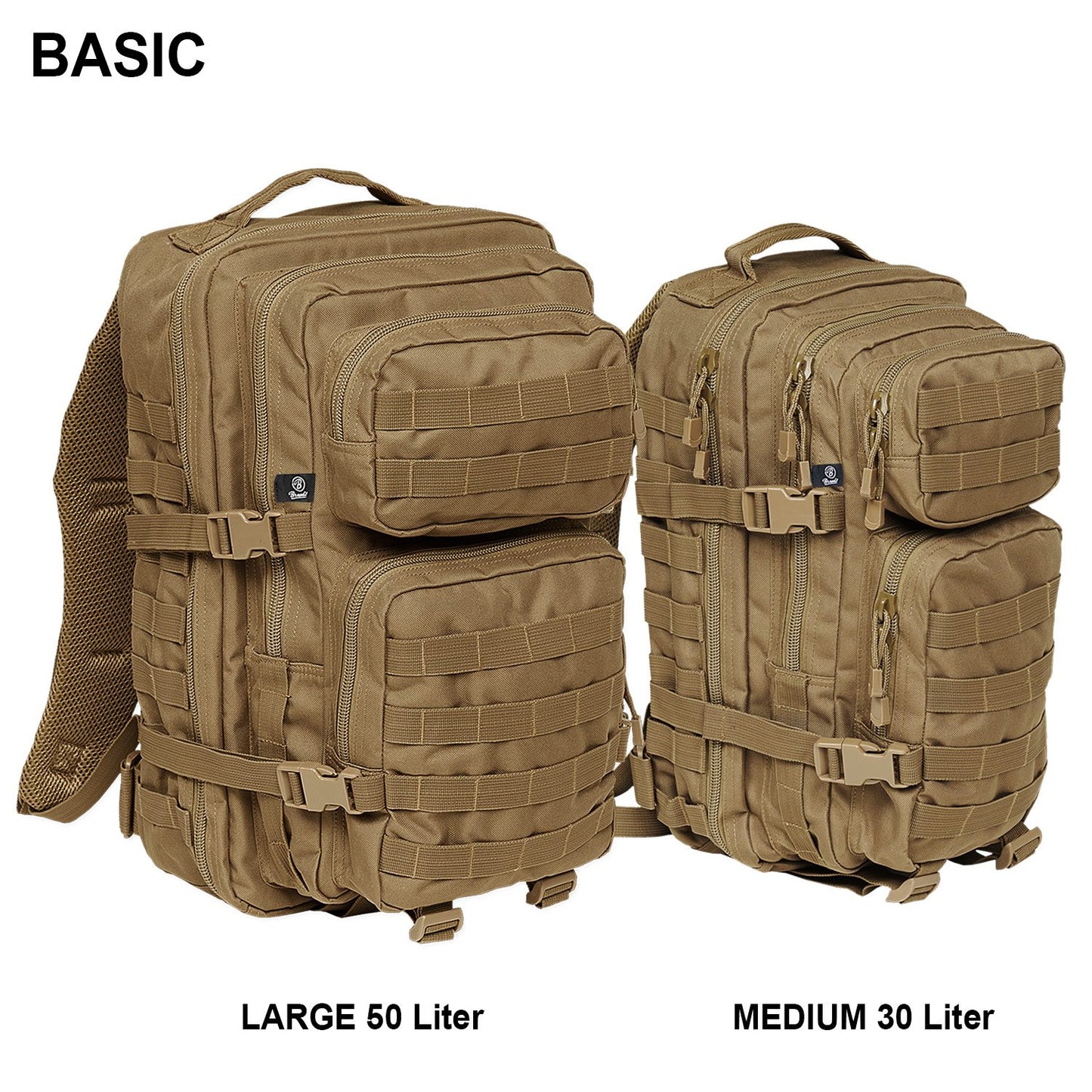 Brandit Classic Backpack Multicoloured L – Durable Everyday Rucksack