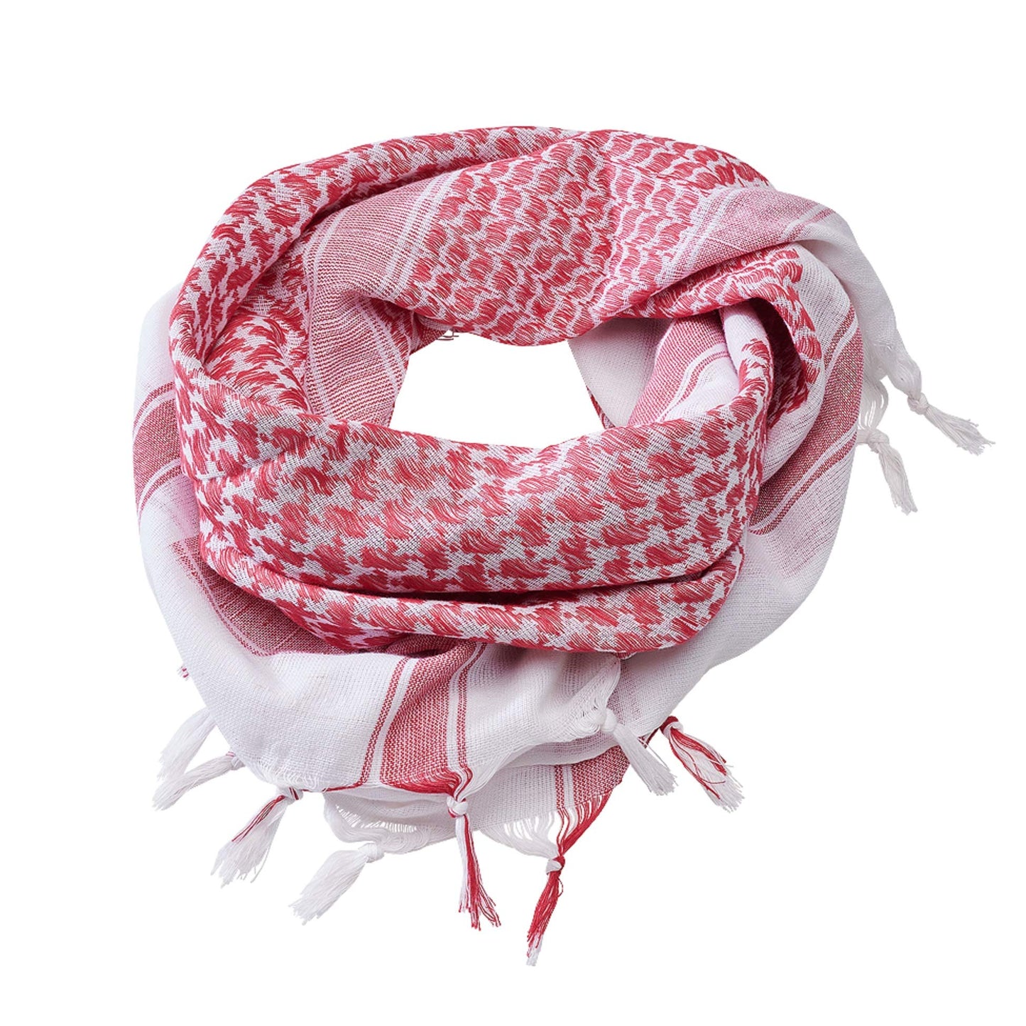 Brandit Shemag Scarf Red/White – Tactical Cotton Desert Keffiyeh Wrap