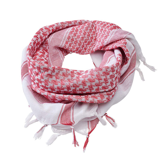 Brandit Shemag Scarf Red/White – Tactical Cotton Desert Keffiyeh Wrap