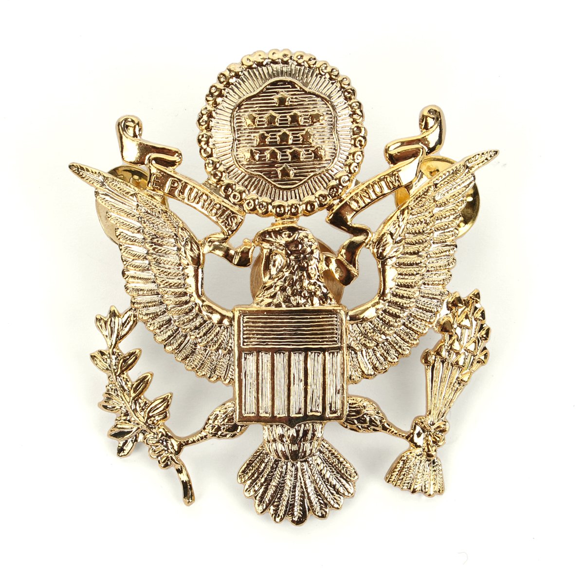 Miltec US Army Officer Visor Cap Badge