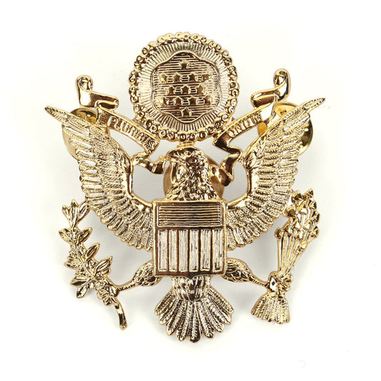 Miltec US Army Officer Visor Cap Badge
