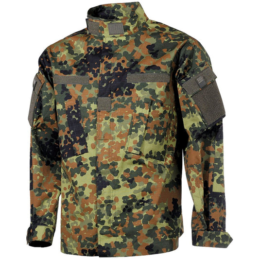 MFH Mens ACU Field Jacket Ripstop Flecktarn size M