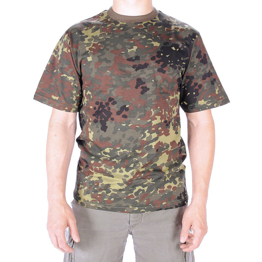 Mil-Tec Camo Crewneck Men's Cotton T-Shirt