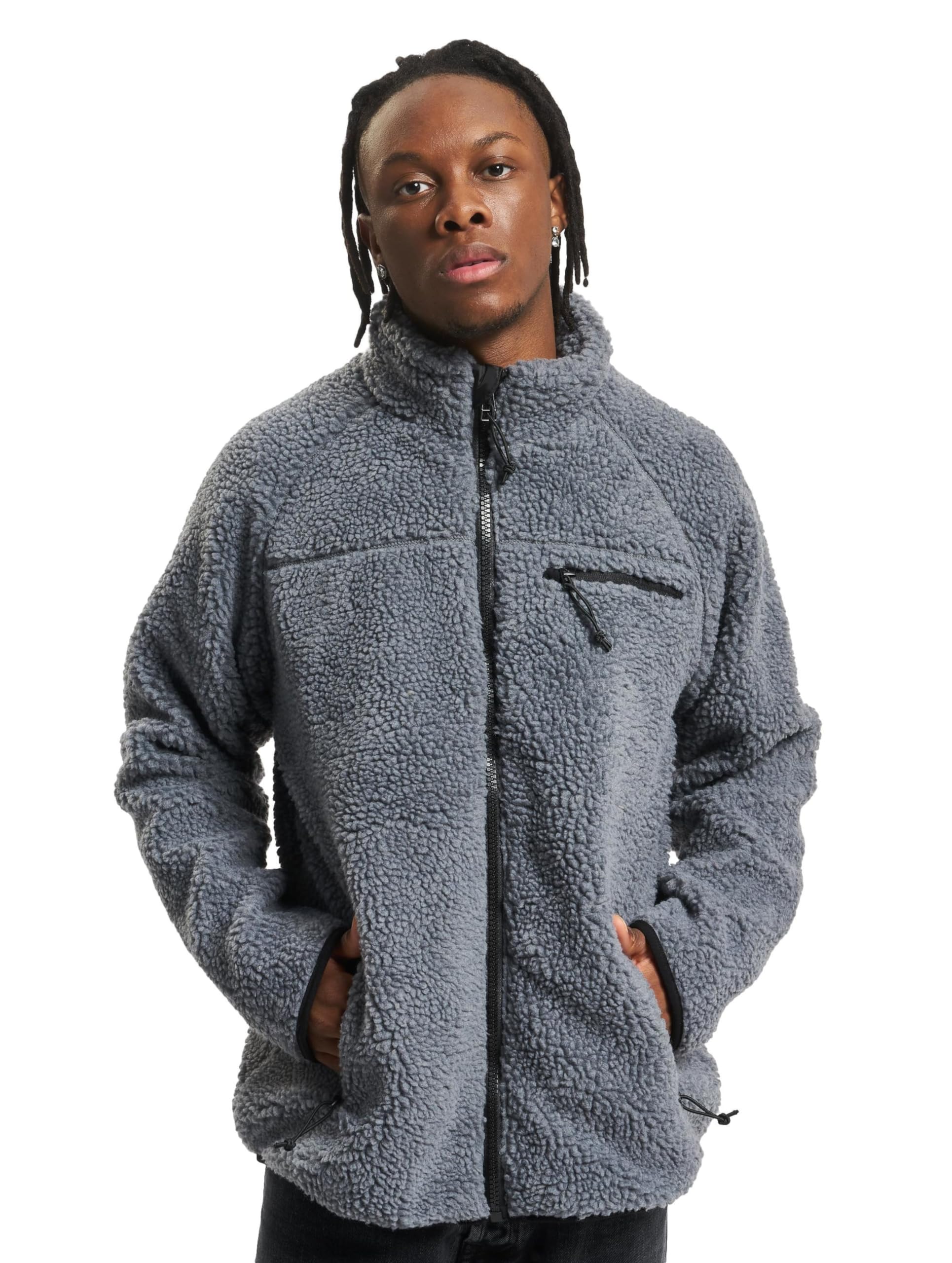 Brandit Men’s Fleece Full Zip Jacket – Warm Lightweight Outdoor Layer