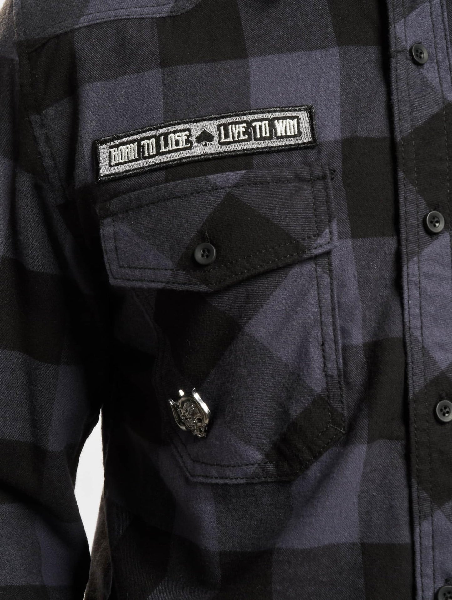 Brandit Motörhead Checkshirt Black-Gray
