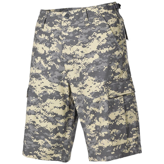 MFH Men's US BDU Bermuda Shorts Ripstop ACU Digital Size XL