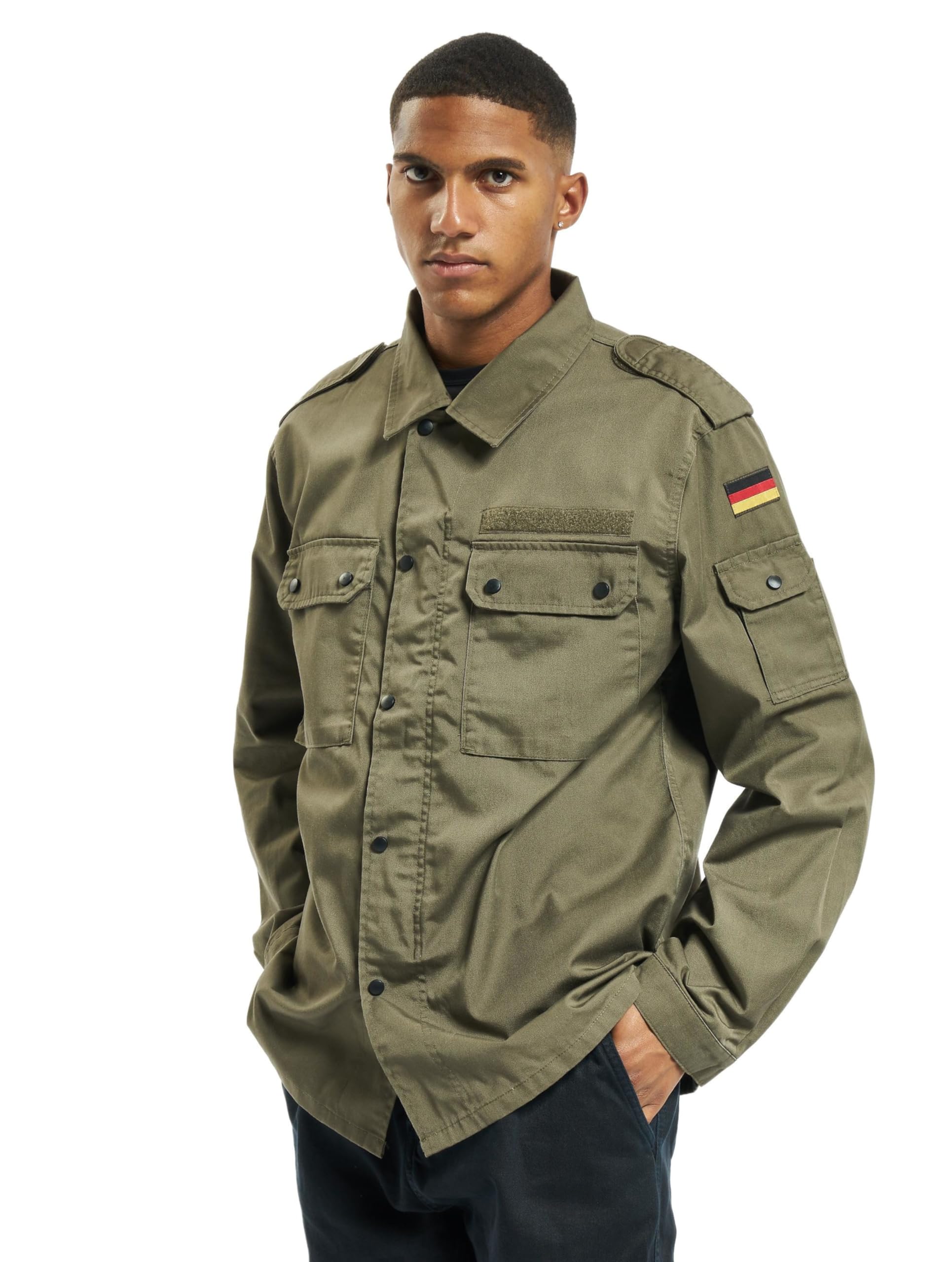 Brandit Men’s Lightweight Jacket BW Feldbluse Olive 5XL – Military Style