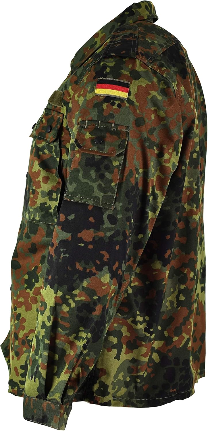 Genuine German Bundeswehr BW Original Field Shirt Light Jacket Flectarn Camo