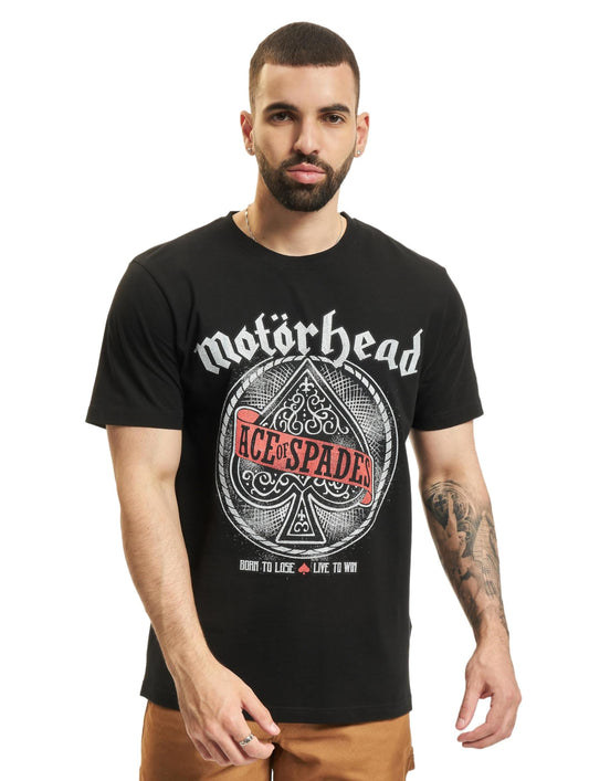 Brandit Motörhead T-Shirt Ace of Spade Black – Official Cotton Band Tee