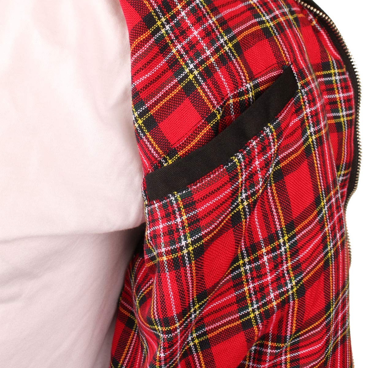 Mil-Tec Men’s English Style Harrington Jacket – Black Blouson 3XL