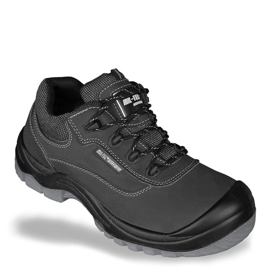 Mil-Tec Men’s Safety Shoes – Black Work Footwear