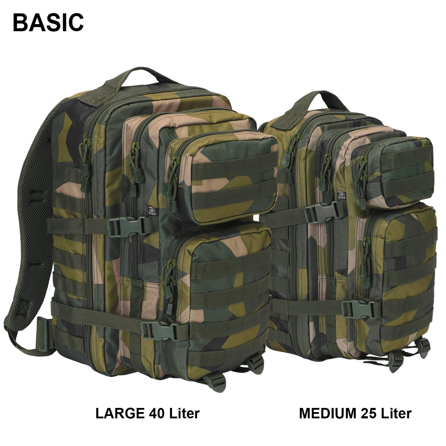 Brandit Men’s Casual Backpack – Multicoloured, One Size, Durable Everyday Bag