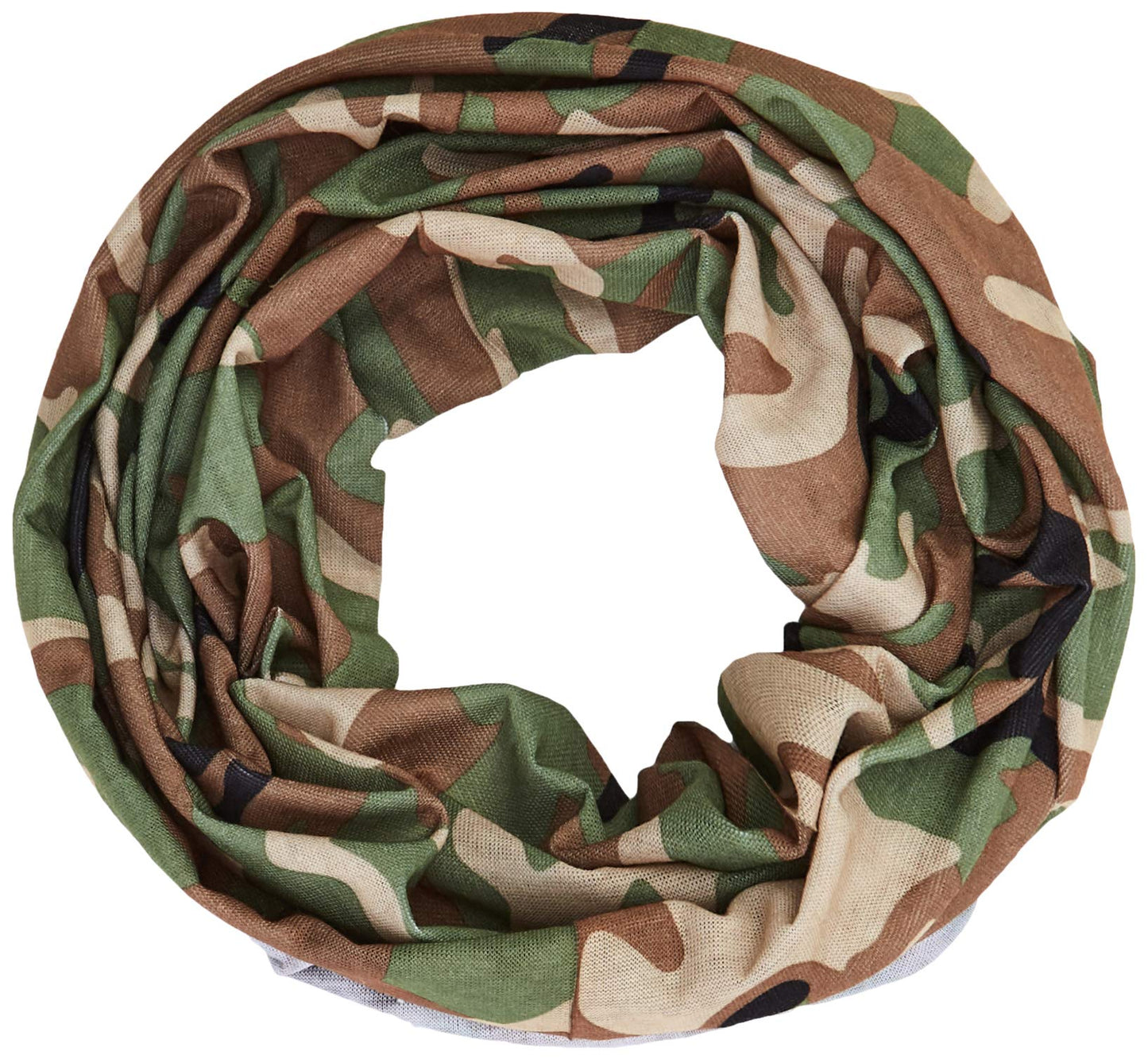 Mil-Tec Multi-Function Headgear, Woodland Camo, One Size, 12216020