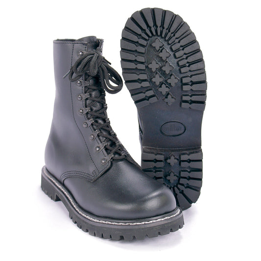 Mil-Tec Men’s Rain Equestrian Boots Black Waterproof Riding 44 EU