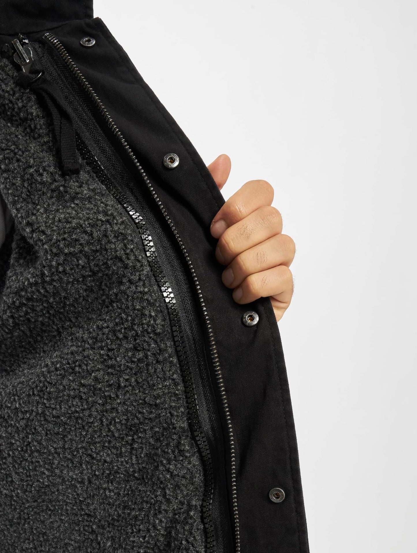 Brandit Men’s M-65 Giant Jacket Black – Vintage Military Field Coat 6XL