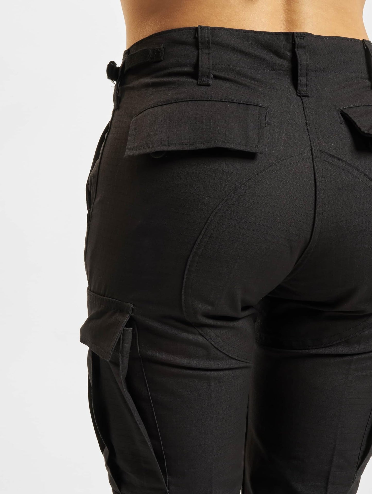 Brandit Women's BDU Ripstop Pants, Trousers, Black, 4 US