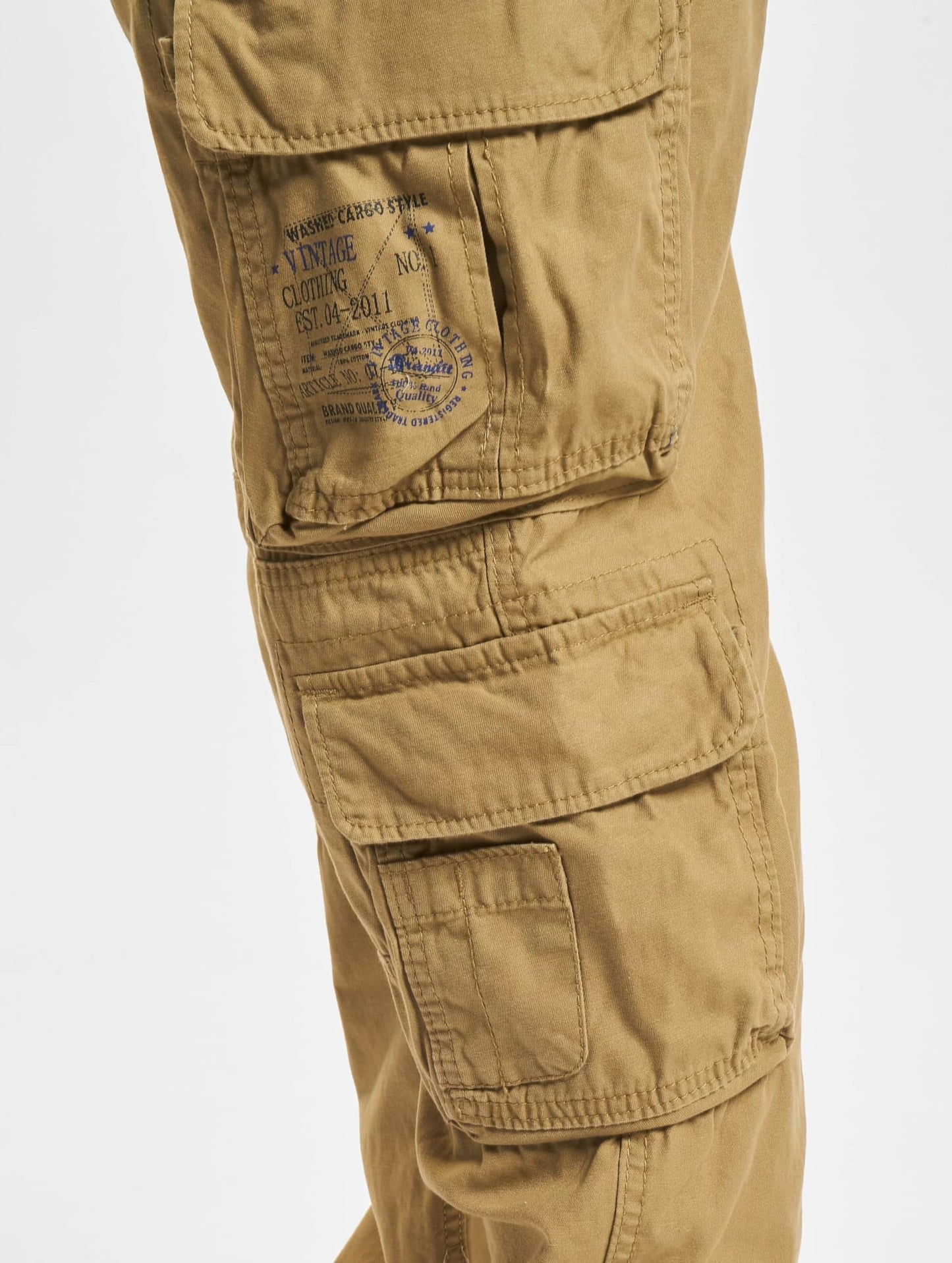 Brandit Men's Pure Slim Fit Trousers Olive