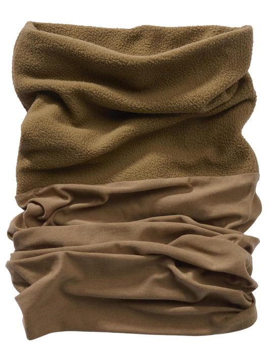 Brandit Multifunctional Neck Gaiter Fleece Camel – Warm Winter Scarf