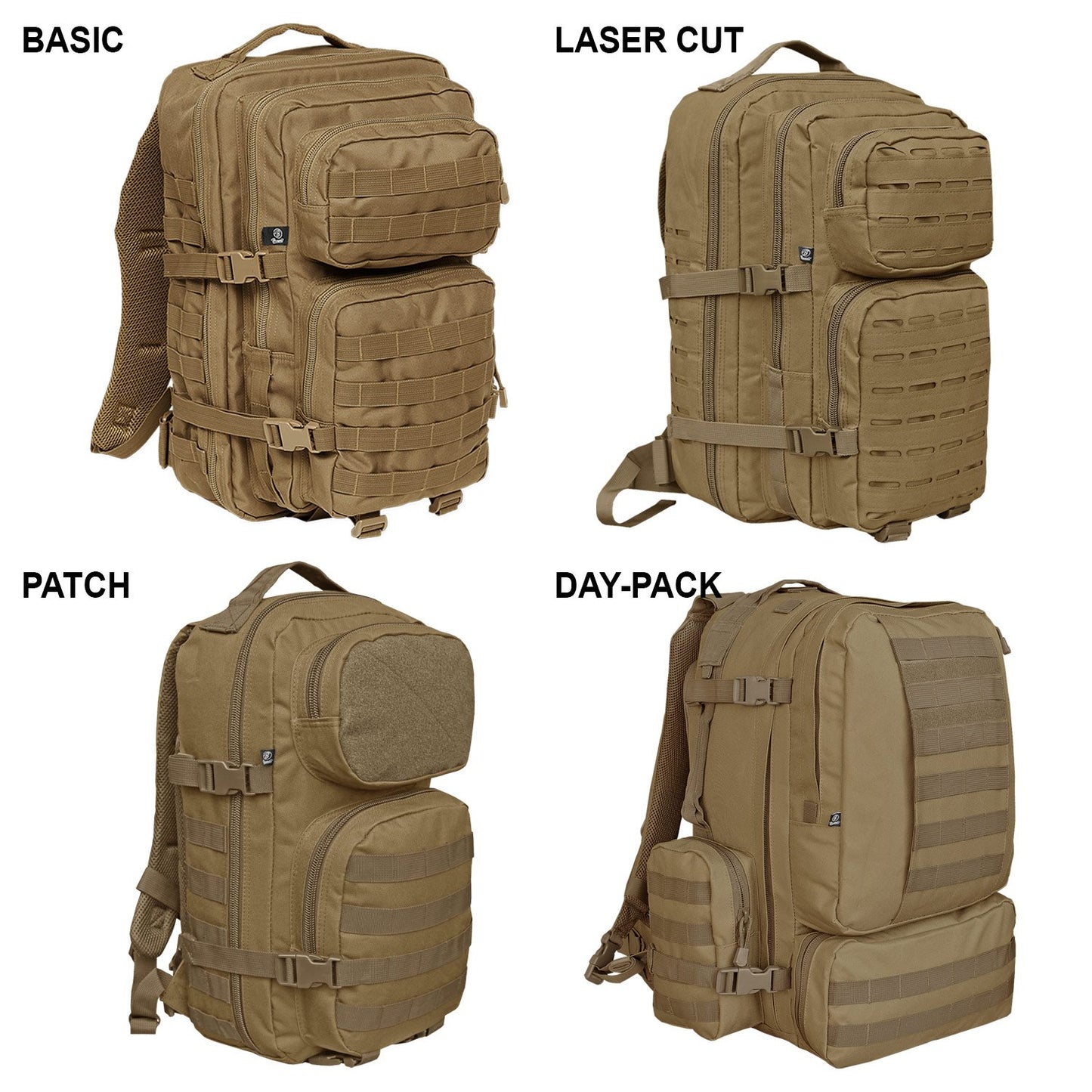 Brandit Classic Backpack Multicoloured L – Durable Everyday Rucksack