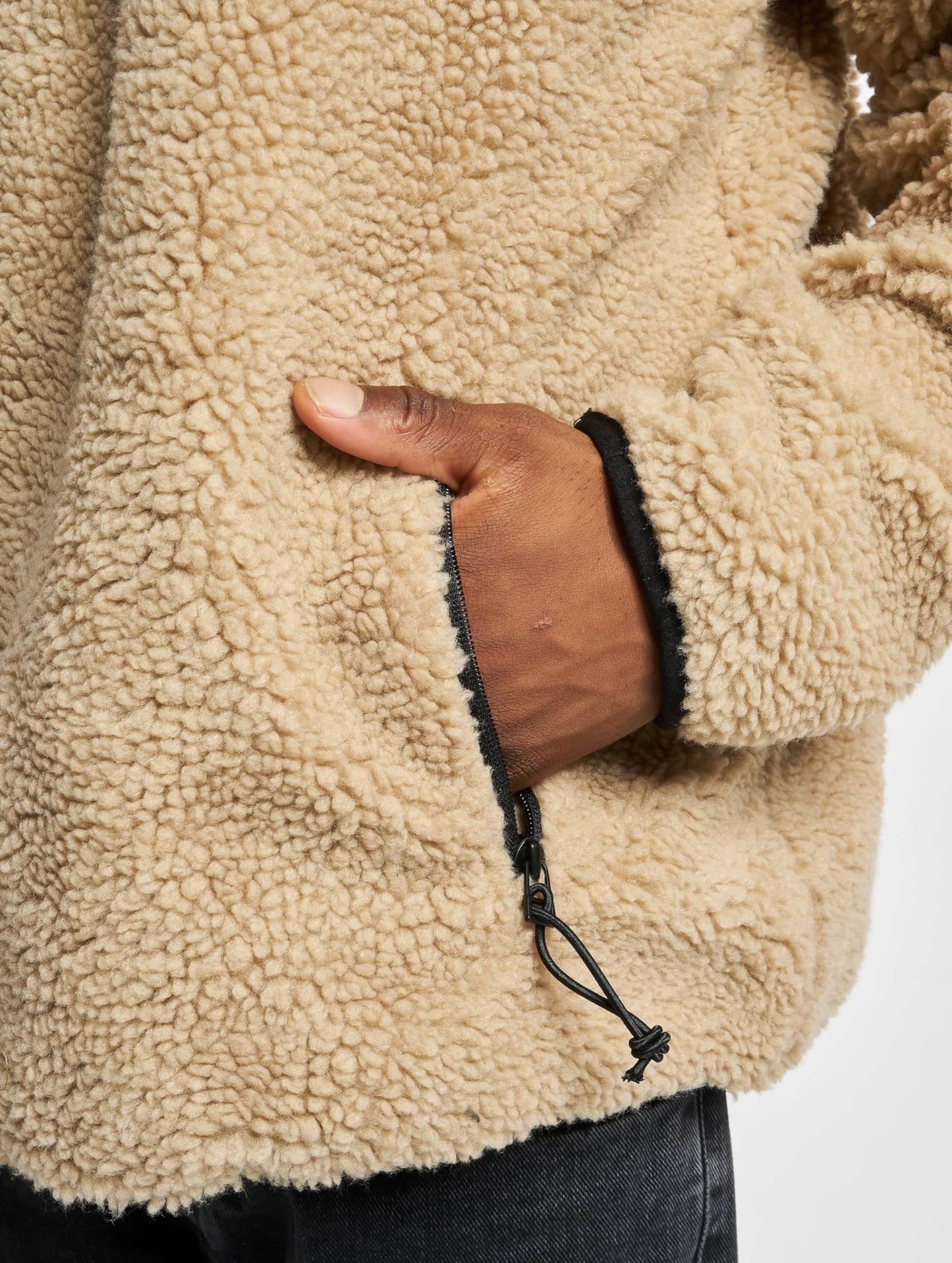 Brandit Men's Teddyfleece Troyer Camel size L