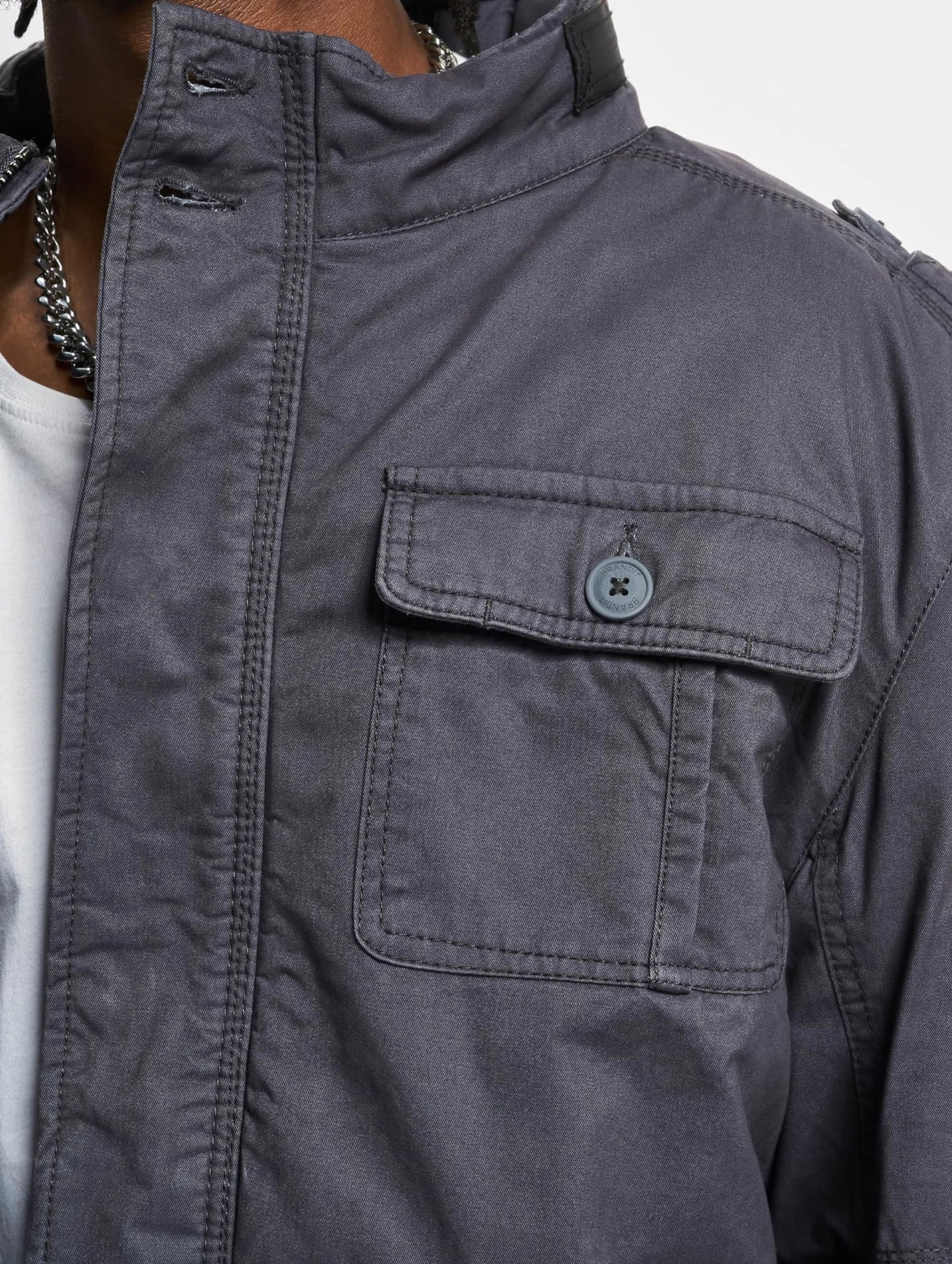 Brandit Britannia Winter Jacket Indigo S – Men’s Vintage Military Coat