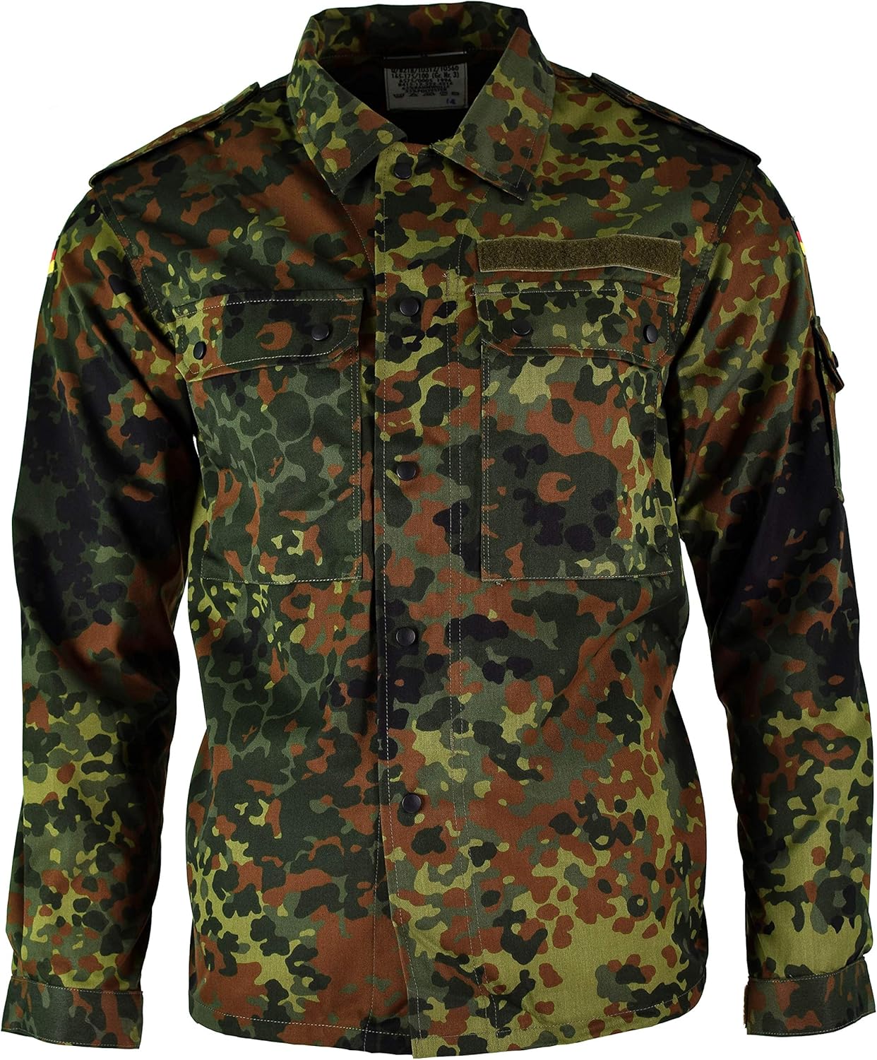 Genuine German Bundeswehr BW Original Field Shirt Light Jacket Flectarn Camo