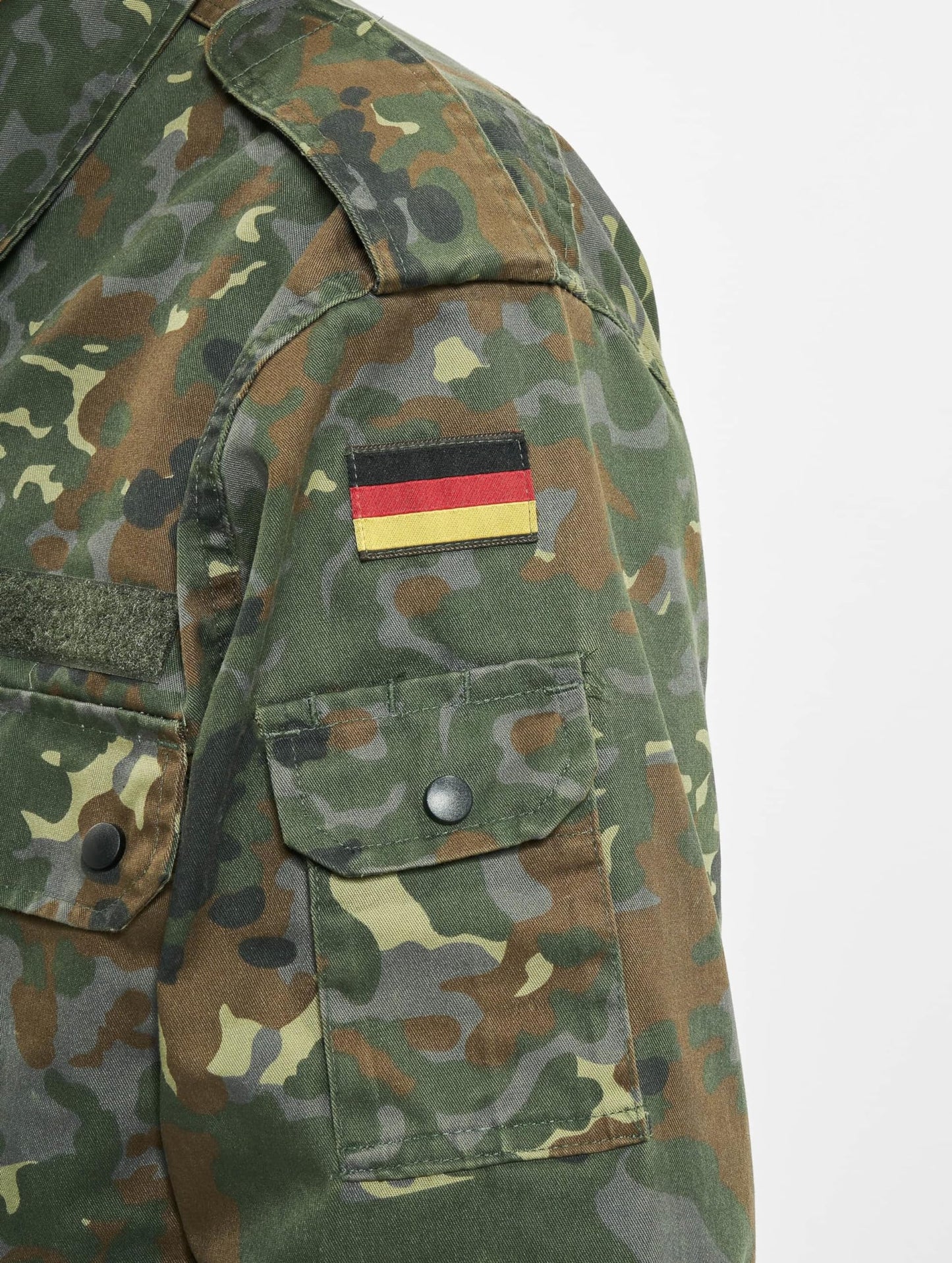 Brandit Men’s BW Field Tunic Flecktarn XL – Military Style Lightweight Jacket