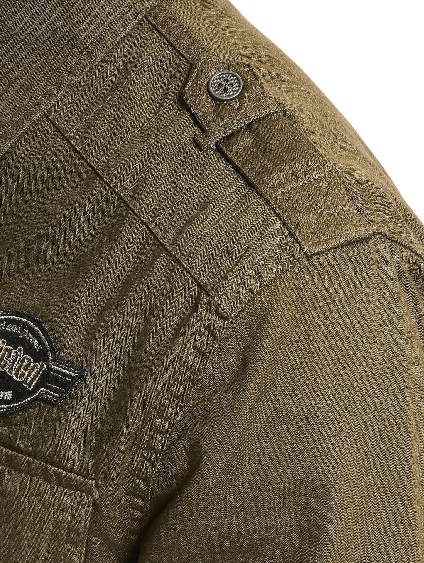 Brandit Louis Vintage Men’s Shirt – 100% Cotton Casual Military Style Shirt