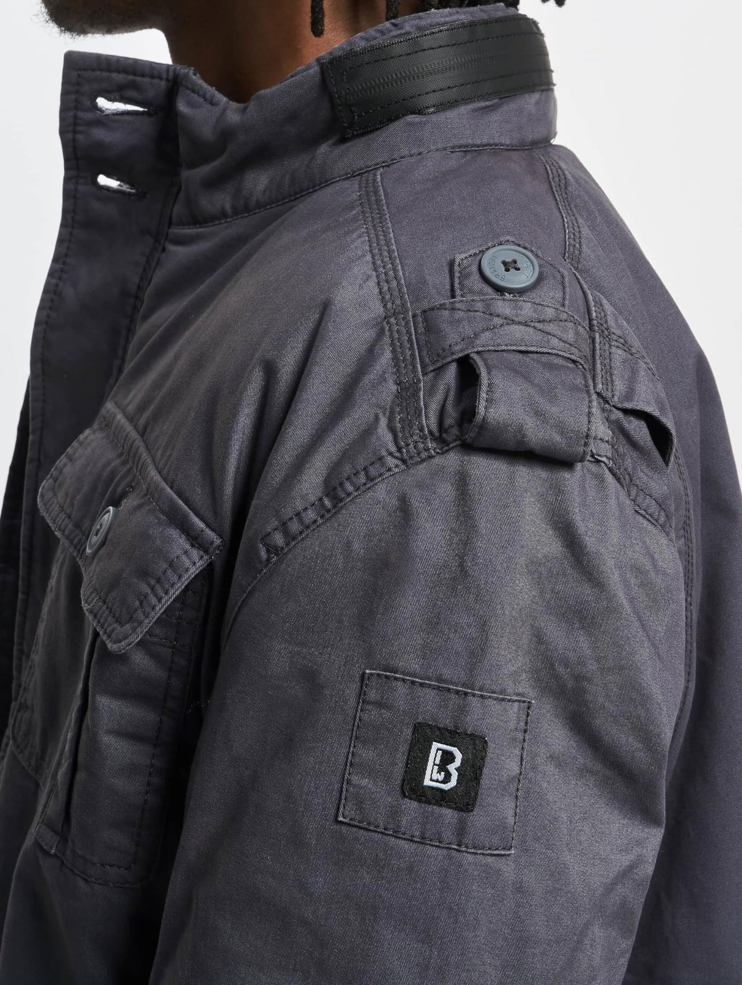 Brandit Britannia Winter Jacket Indigo S – Men’s Vintage Military Coat