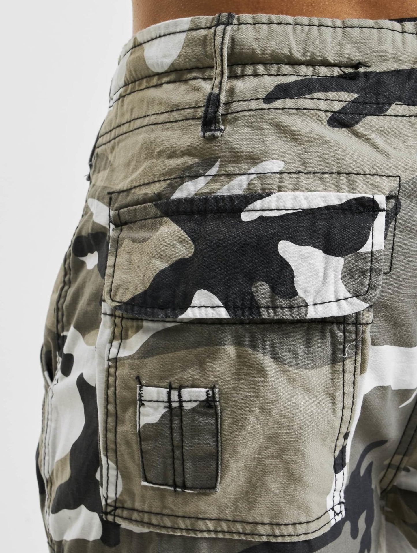 Brandit Slim-Fit Cargo Pants Wood Camo XXL – Outdoor Army Trousers