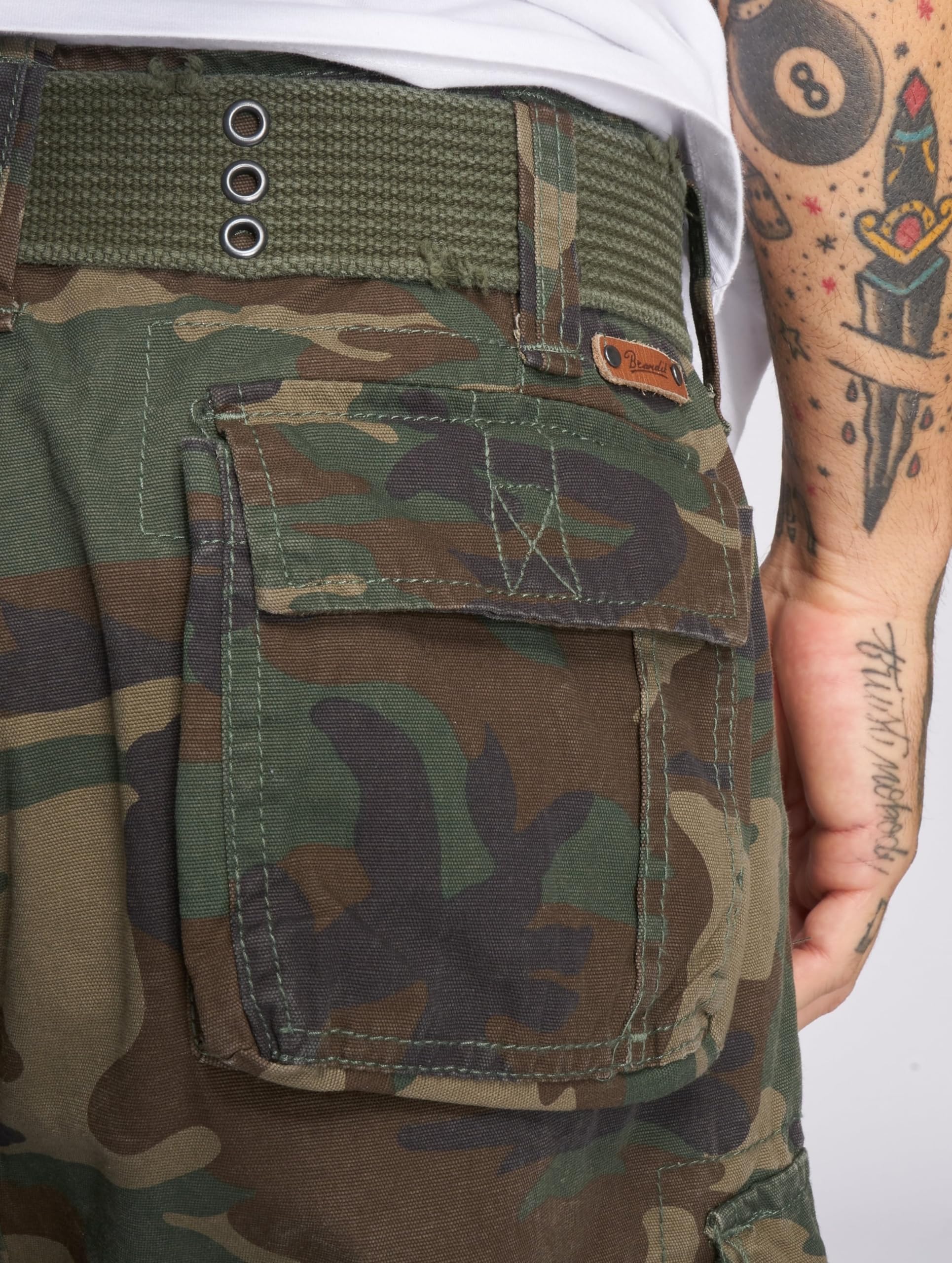 Brandit Men Shorts Savage Vintage 2001, Size:6XL, Color:woodland