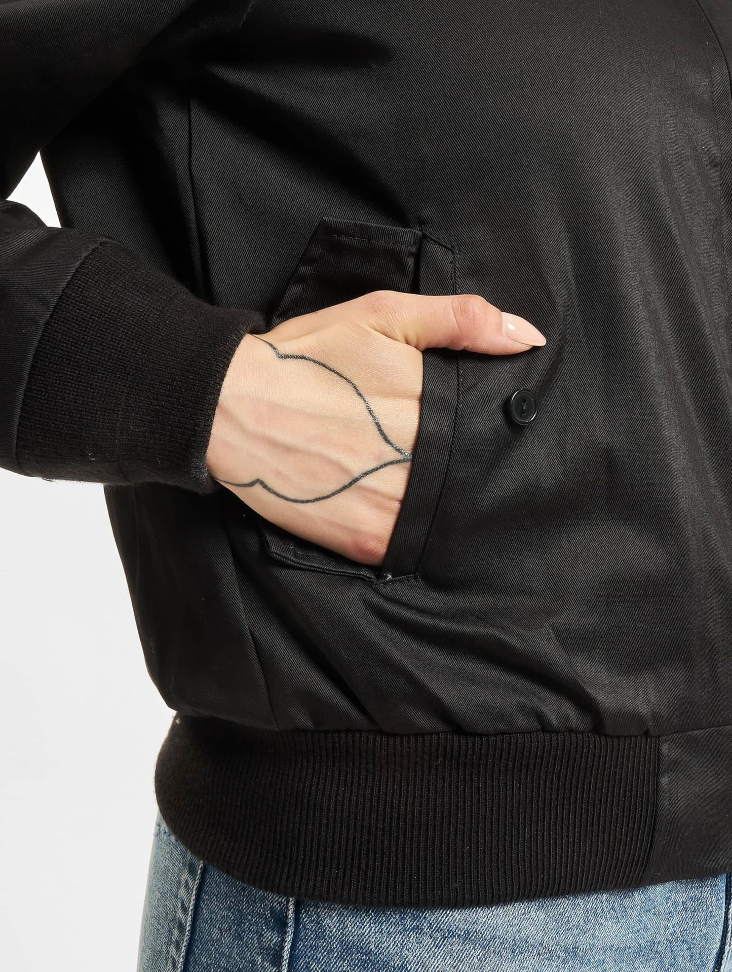 Brandit Ladies Lord Canterbury Jacket Black – Women’s Harrington Coat