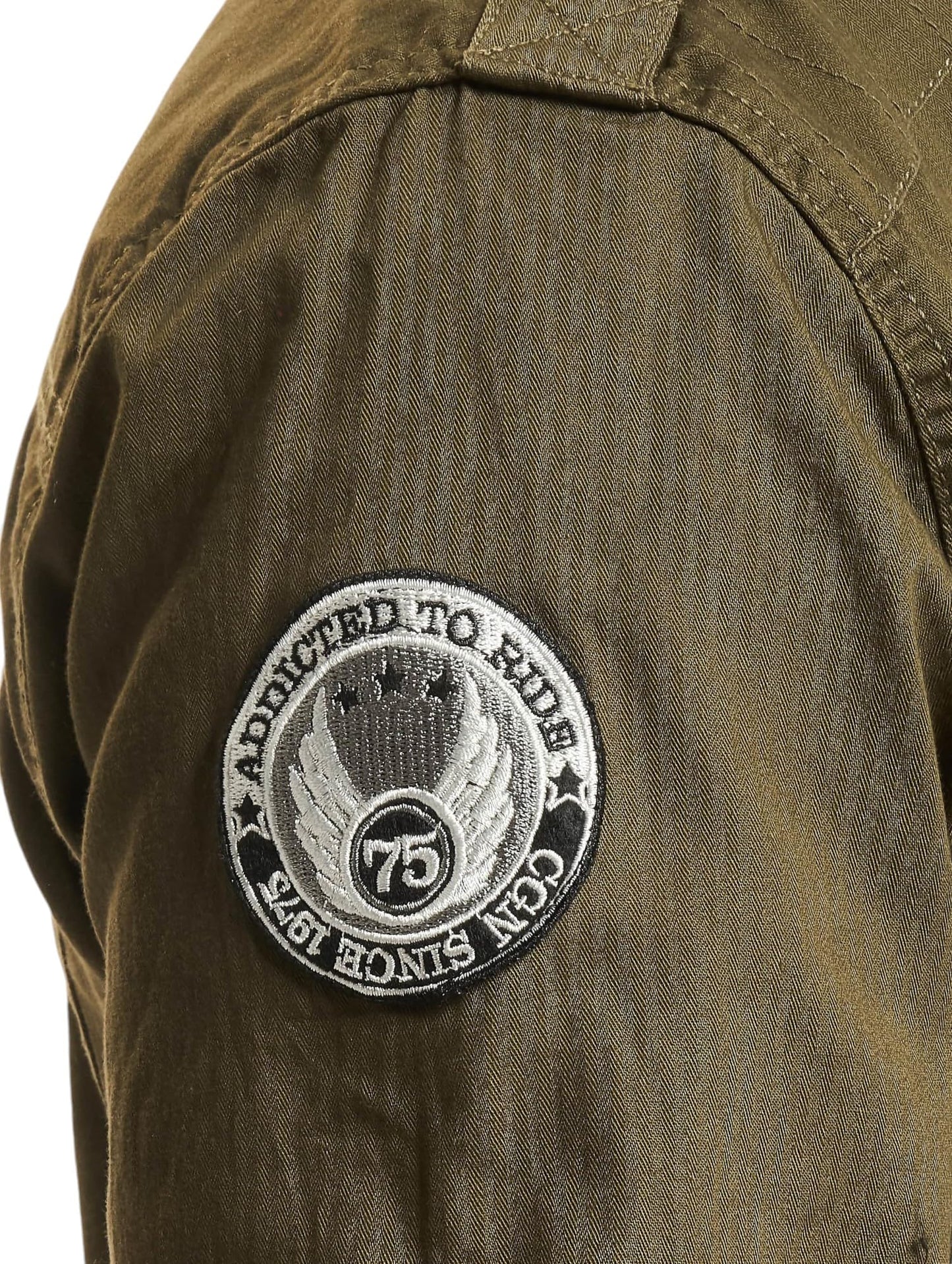 Brandit Louis Vintage Men’s Shirt – 100% Cotton Casual Military Style Shirt