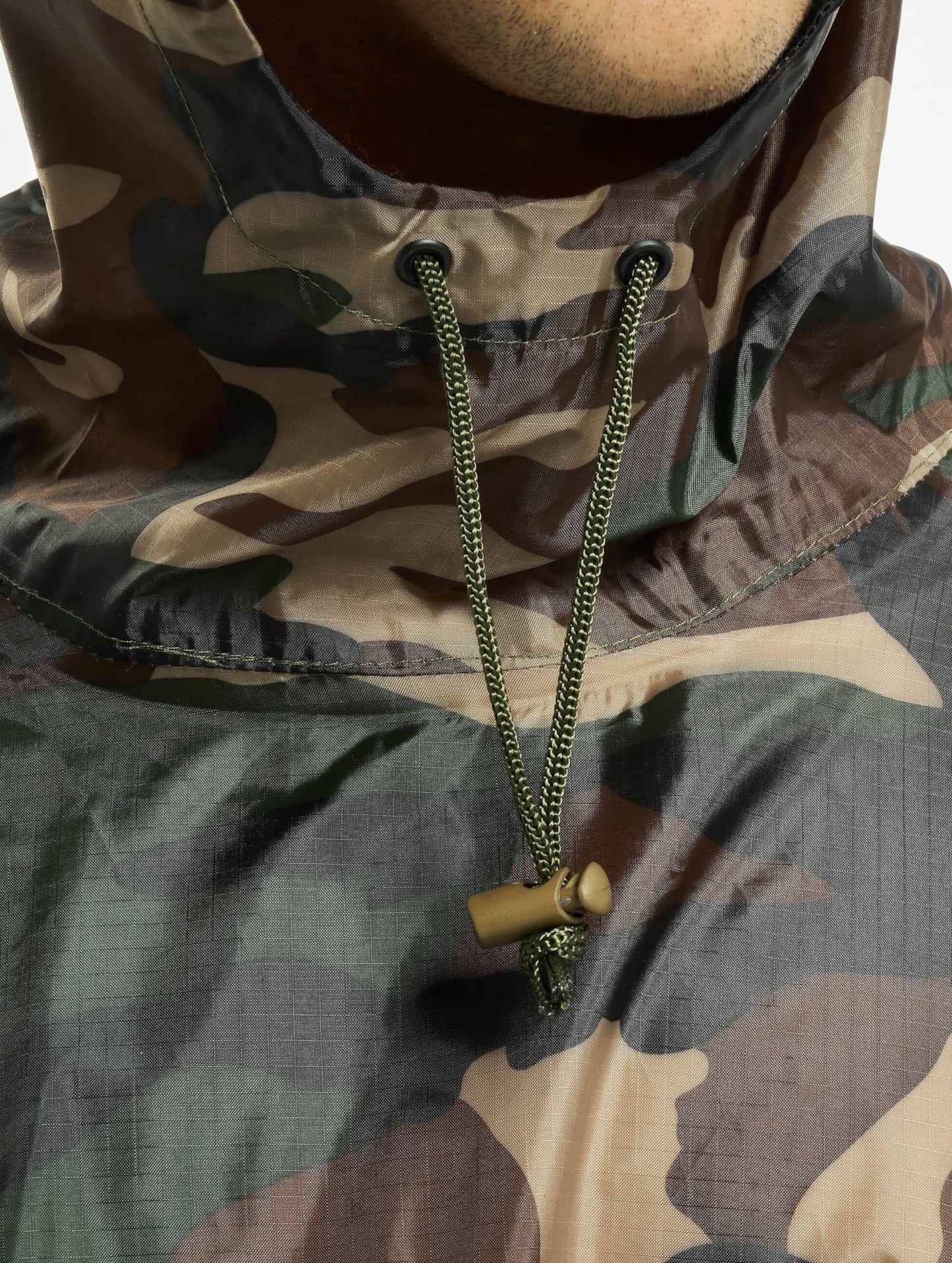 Brandit Unisex Ripstop Rain Poncho – Waterproof Outdoor Survival Jacket