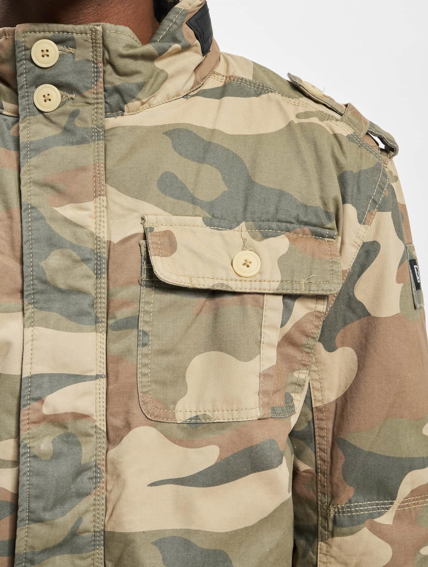 Brandit Britannia Winter Jacket Light Woodland XXL – Men’s Camo Coat